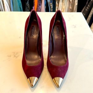 New! Maroon Suede heels